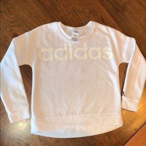 Adidas White Sweatshirt